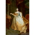 thumbnail image 2 of Martin van Meytens 17x24 Black Ornate Framed Double Matted Museum Art Print Titled: Empress Maria Theresa (Around 1750), 2 of 5