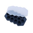 thumbnail image 1 of Molde de bandeja de hielo de panal de silicona para alimentos de 13 agujeros con tapa, caja de hielo DIY, suplemento de alimentos Wmkox8yii FHAKJF2757, 1 of 1
