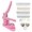 Pink, variant on Heart Button Maker Machine DIY Gift, Installation-Free Button Maker Press Machine, Pin Button Making Machine with Free 100 Sets Heart Button Making Supplies & Circle Cutter & Magic Book Pro New