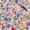Purple Floral Pattern, variant on Yayeee Foldable Storage Basket for Shelves with Handles Waterproof Cloth Bins, Pumpkins Pattern