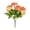 Orange, variant on Artificial Snow Flower Bouquet with 7 Heads – Lifelike Pink Plastic Fake Flowers for Indoor and Outdoor Decoration, 12.99 x 4.74 Inches, 1 Piece