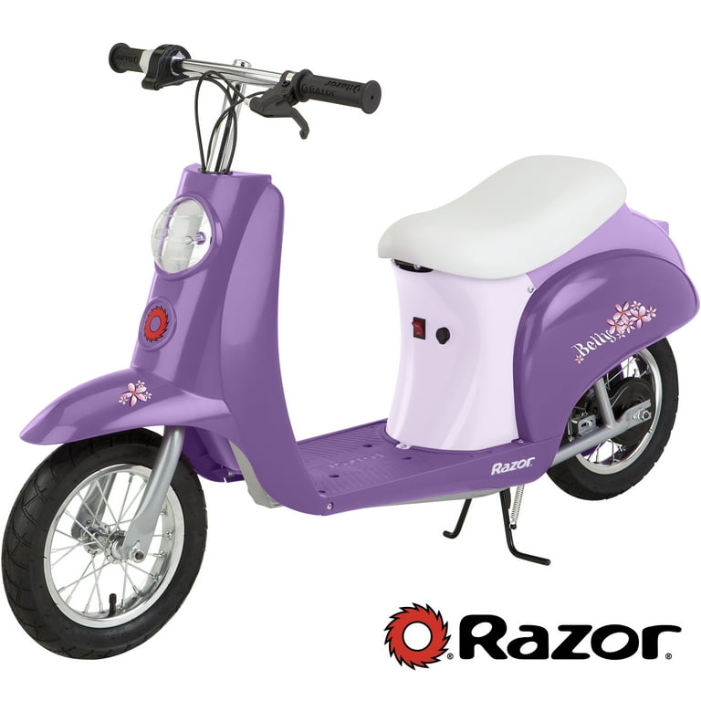 Razor Kids' Pocket Mod 24V Electric Powered Scooter with Seat and