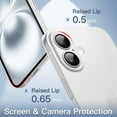 thumbnail image 4 of JETech Ultra Slim (0.35mm Thin) Case for iPhone 16 6.1 Inch, Camera Lens Full Protection, Lightweight Matte Finish PP Hard Minimalist Cover (Frosted Clear), 4 of 6