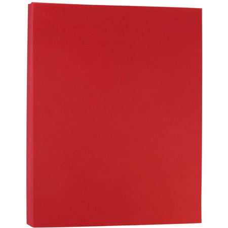 UPC: 0610074232858 | JAM Paper & Envelope Translucent Paper  8.5 x 11  100 per Pack  30lb Primary Red