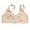 Beige, variant on Women Active Lifestyle Bra Front Closure Bra Comfortable Design with Adjustable Wide Supportive Straps for All Day Wear XXL Black
