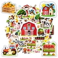 thumbnail image 5 of 35pcs Charming Animal Stickers Cartoon Farm PVC Stickers for Notebooks Laptops Suitcases, 5 of 9