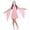 Adult: L, variant on Pink Ghost Face Halloween Costume, Sparkling Hooded Dress with Mask, Jagged Sleeves Cosplay Outfit Set for Theme Party, 2-Piece