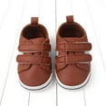 thumbnail image 6 of Fozruso Cute Children Toddler Shoes Boys And Girls Floor Sports Flat Bottom Soft Bottom Non Comfortable Hook Loop Sizes 6 Toddler(Brown), 6 of 6
