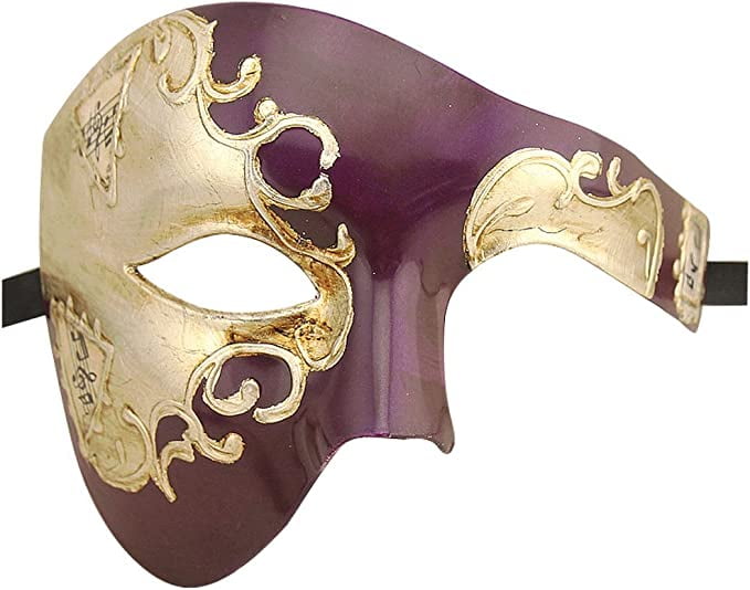 Luxury Mask Vintage Phantom of the Opera Mask Half Face Mask