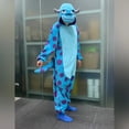 thumbnail image 4 of Pijama de Sully Onesies con cremallera para hombre y mujer, ropa de casa Unisex con botones, Anime, monstruo Kigurumis, traje de Halloween, Invierno, 4 of 4