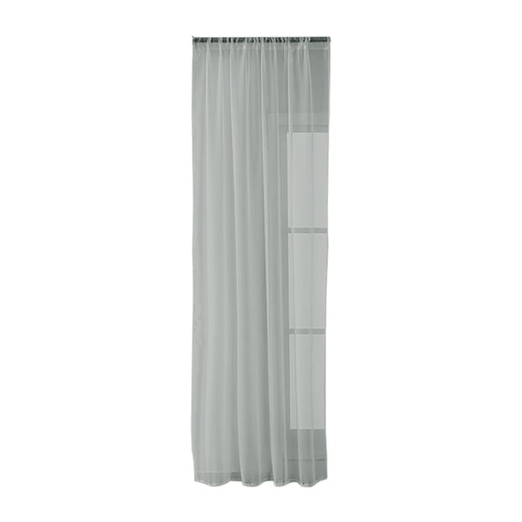 Outdoor Sheer Curtains for Patio and Porch, Waterproof UV Resistant Voile Rod Pocket Curtains, Light Filtering Privacy Protection, Durable and Easy to Clean,Gray