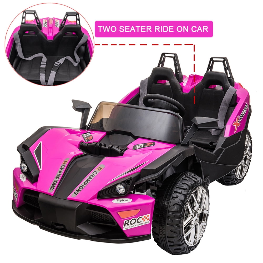 remote control power wheels two seater