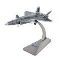 thumbnail image 4 of 1/144 J20 Fighter modelo de aleación fundida a presión, coleccionables de aviones, con soporte, avión simulado de regalo, avión para estante, gabinete Sunnimix Aviones fundidos a troquel, 4 of 8