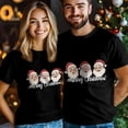 thumbnail image 4 of Camisetas para hombre, camisetas navideñas de Papá Noel y gnomo, camisetas casuales de manga corta para hombre, camisetas gráficas para adolescentes, niños y hombres, 4 of 8