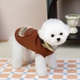 thumbnail image 5 of Dog Hoodie Dog Winter Clothes for Small Dogs Boy Girl Pet Hoodies for Dogs Cold Weather Coats Fall Puppy Sweatshirt Chihuahua Yorkie Cat Brown XS, 5 of 9