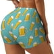 thumbnail image 1 of Fotbe Beer Shorts Sin Costuras – Shorts Deportivos de Cintura Alta para Mujer, Elásticos para Gimnasio, Yoga, Running o Ciclismo-Medium, 1 of 8