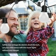 thumbnail image 3 of Summer Savings SEMPAI Outdoor Christmas 40 Light String RGB Horse Racing Bulb, Ideal Remote Control Slide Color Light String Wal&mart Deals Thanksgiving Day, 3 of 7