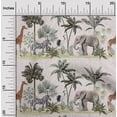 thumbnail image 2 of oneOone Rayon Light Green Fabric Tropical Craft Projects Decor Fabric Printed By The Yard 56 Inch Wide, 2 of 4