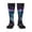 3 Black, variant on Purple Sky Wolf Print Thigh High Socks Extra Long Stretchy Sock Women Over Knee High Opaque Stocking Daily Wear