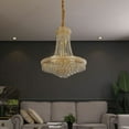 thumbnail image 3 of Luxury Hanging Crystal Chandelier Pendant Lamp French Empire Ceiling Light, 3 of 14