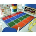 thumbnail image 2 of Joy Carpets Kid Essentials Blocks Abound 5'4" x 7'8" Area Rug in Color Primary, 2 of 5