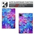 thumbnail image 6 of TECH CIRCLE Case for iPad Air 11 Inch 2024/iPad Air 5th/4th Gen 10.9" 2022/2020,iPad Pro 11 inch Case,Premium PU Leather Folio Multi-Angle View Stand Smart Protective Cover with Auto Sleep/Wake,Flower, 6 of 6