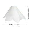 thumbnail image 2 of OUNONA Premium PP Material Lily Lamp Shade with Elegant Flower Design, 2 of 8