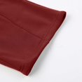 thumbnail image 4 of LIWENLI Men's Wide Leg Sweatpants Fleece Lined Baggy Pants with Open Bottom Drawstring Waist S-2XL (Brick Red,XXL), 4 of 8