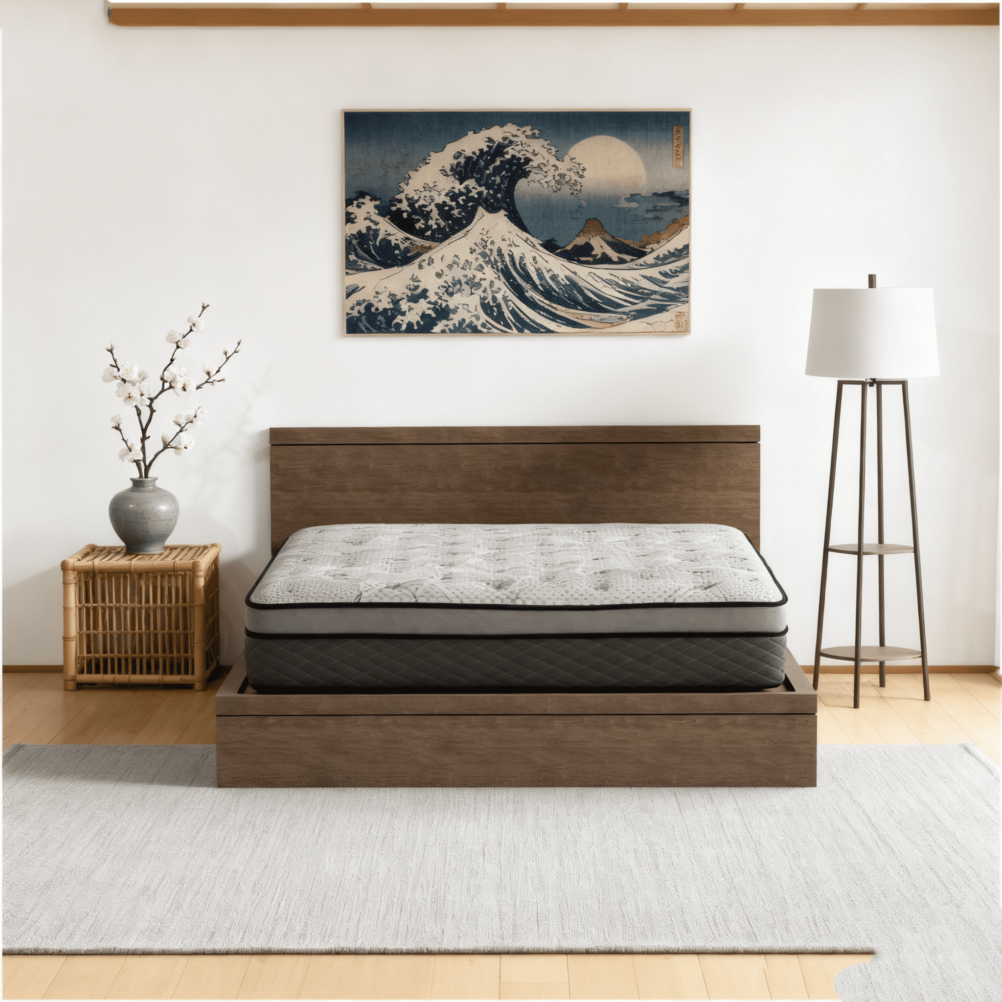 12 Inch King Hybrid Mattress, Medium Firm Feel for Back Pain Relief, Gel Memory Foam and Pocketed Coils, Edge Support, Motion Isolation, Cooler Sleep, CertiPUR-US Certified