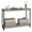 Grey, variant on Senfot 39.5 Inch Console Table, Narrow Sofa Table with Metal Frame for Living Room or Hallway, Grey Oak Finish, Stylish & Functional