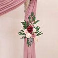 thumbnail image 4 of de de boda artificial Plantas de decoració accesorios de Rojo Colcomx arco flores, 4 of 8