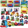 thumbnail image 1 of Train Building Blocks WODMAZ con tarjetas de regalo de San Valentín x24, 1 of 7