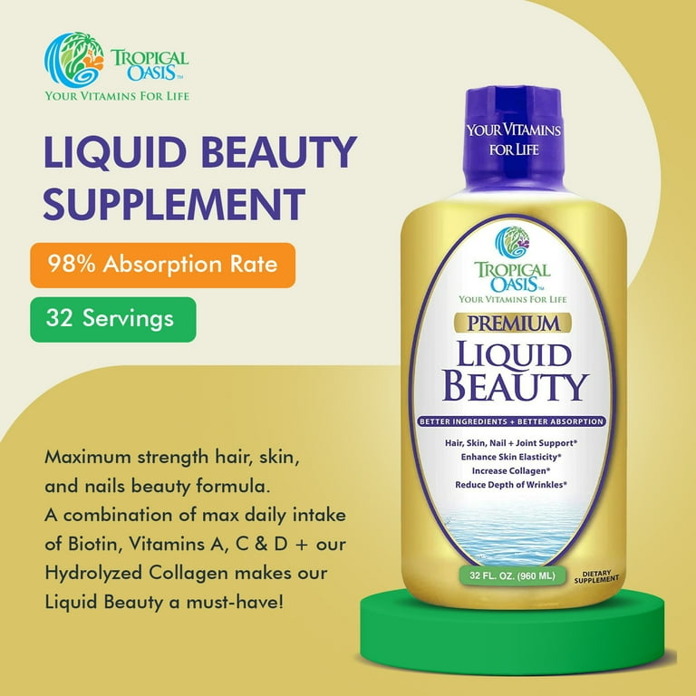 glutathione tropical oasis Tropical Oasis Women's Premium Multi-Vitamin - Peach Mango main image 1