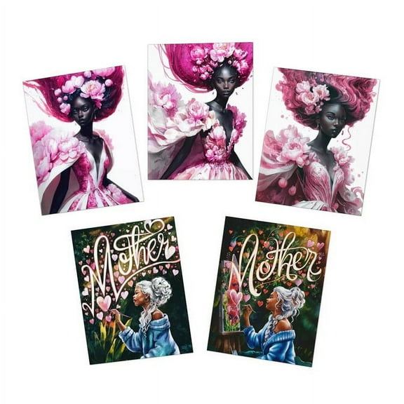 Special Blossom Harmony: A Mother's Day Symphony, Mother's Day Greeting Cards (5-Pack)