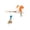 White #3, variant on StlyGar Electric Cat teaser, Electric Flying Bird Feather Wand for Indoor Cats Kittens Adults, Sensor & Timed Modes, Hands-Free Cat Enrichment Toy with Strong Clip