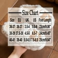 thumbnail image 3 of SKIYLEVZ Winter Fuzzy Slippers for Women Cozy Flat Platform House Slippers with Comfortable Soft Arch Fleece Lined Slipper Slip On Footwear Winter Fashion Home Slipper, 3 of 5