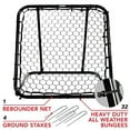 thumbnail image 2 of Basketball Rebounder Franklin Sports Pass Back Net, 3 x 3 pies, 2 of 7
