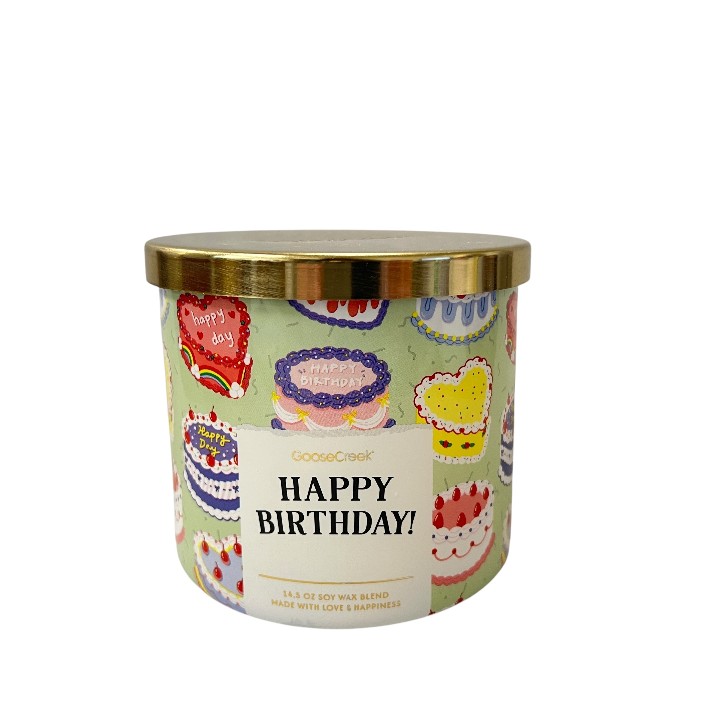 Goose Creek Happy Birthday 3 Wick Candle 14.5 oz