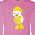 thumbnail image 4 of Inktastic Cute Duck In Yellow Raincoat And Boots, Baby Duck Long Sleeve T-Shirt, 4 of 5