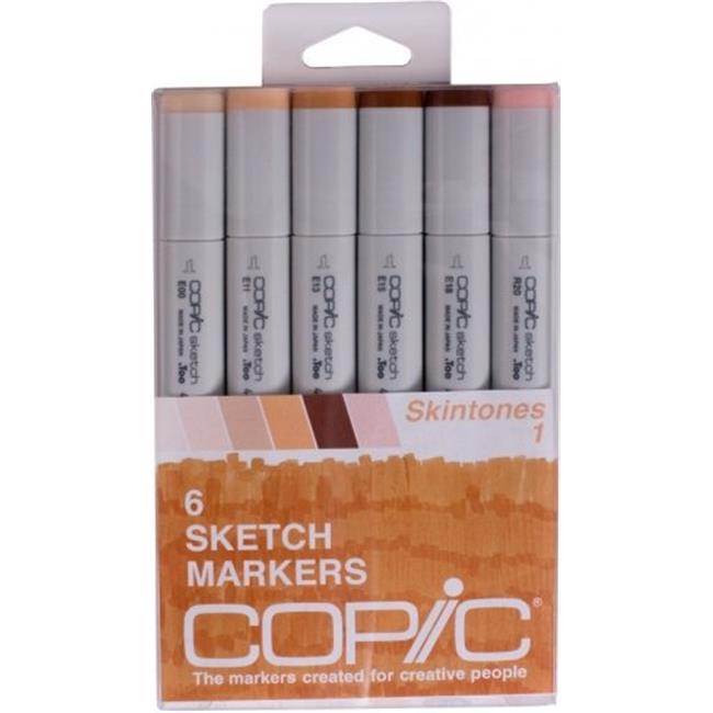 Copic Marker SKST6SKIN 6Piece Sketch Set, Skin Tones I Walmart Canada