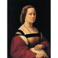 thumbnail image 2 of Raphael 19x24 Black Modern Framed Museum Art Print Titled - Portrait Of A Woman, 2 of 4