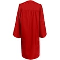 thumbnail image 3 of Misscom  Matte Graduation Cap Gown Set with 2025 Tassel for High School and Bachelor Graduation dress robe ,red,45( 5 '3 "to 5' 5" ), 3 of 5