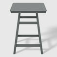 thumbnail image 2 of WestinTrends Outdoor 37" Counter Height HDPE Patio Square Bar Table, Gray, 2 of 7