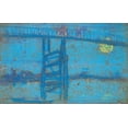 thumbnail image 2 of Whistler, James McNeill 32x22 White Modern Wood Framed Museum Art Print Titled - Nocturne Battersea Bridge 1872, 2 of 4