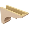 thumbnail image 5 of 5"W x 15"D x 10"H Classic Hughes Rough Cedar Woodgrain TimberThane Corbel, Primed Tan, 5 of 6