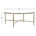 thumbnail image 4 of SAFAVIEH Couture Jessa Glam Round Metal Coffee Table, Brass, 4 of 5