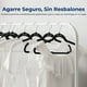 thumbnail image 3 of Ganchos de Terciopelo Premium Serenelife, Ahorradores de Espacio, Resistentes, con Gancho Metálico Giratorio de 360°, para Trajes, Pantalones y Vestidos, Negro, Pack 20, 3 of 7