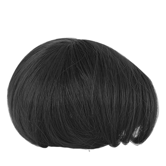 Short Doll Wig, 1/3 Doll Wig Smoothing Feel Volume Hair Play with Creativity for 8.3 To 9.4in Doll Black