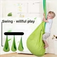 thumbnail image 3 of Hanging Chair Portable Parachute Cloth Swing Bed Indoor Courtyard Model with Inflatable Cushion Hanging Chair, 3 of 5