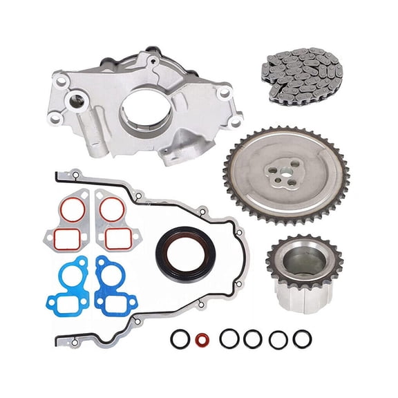 High Volume Oil Pump Change Kit Gaskets Timing Chain Kit for GM LS 5.3L 6.0L